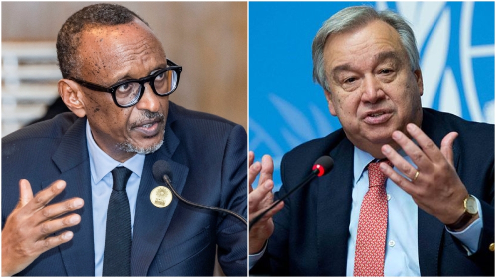 DRC crisis: Kagame holds phone talk with Guterres