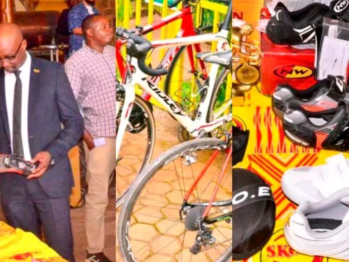 SKOL Brewery Ltd donates cycling equipment to Ferwacy